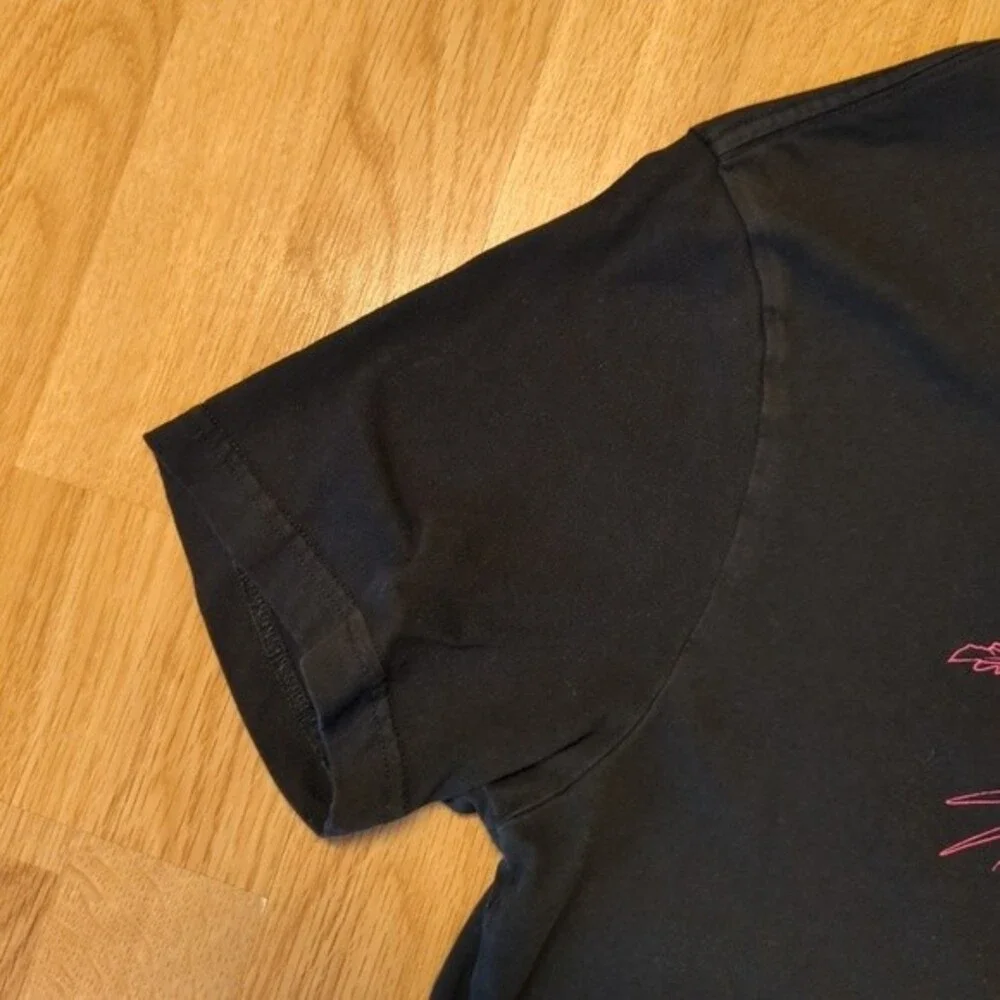 Hurley T-shirt Men's Size Medium Black Hawaiian T-Shirt Short Sleeve - Picture 5 of 7